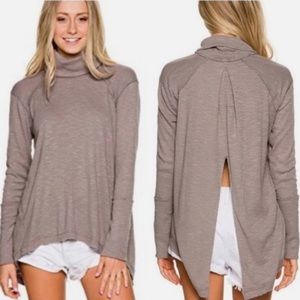 Free people We The Free Split Back Sweater